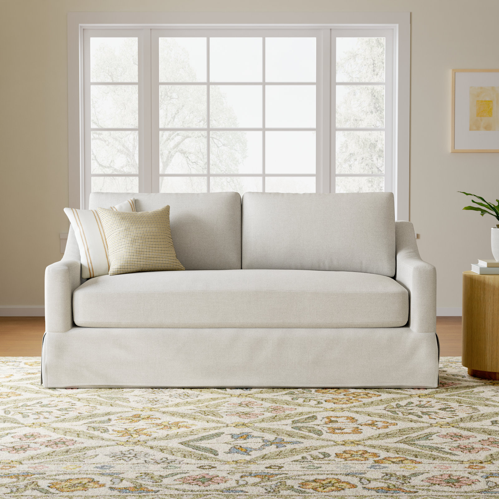 Cranbrook 78'' Upholstered Sofa, Nomad Snow Crypton® Chenille