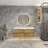 58.6'' Single Bathroom Vanity with Plastic Top-1985262894