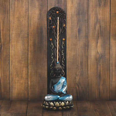 Brûleur d'encens 10,75 "H Buddha