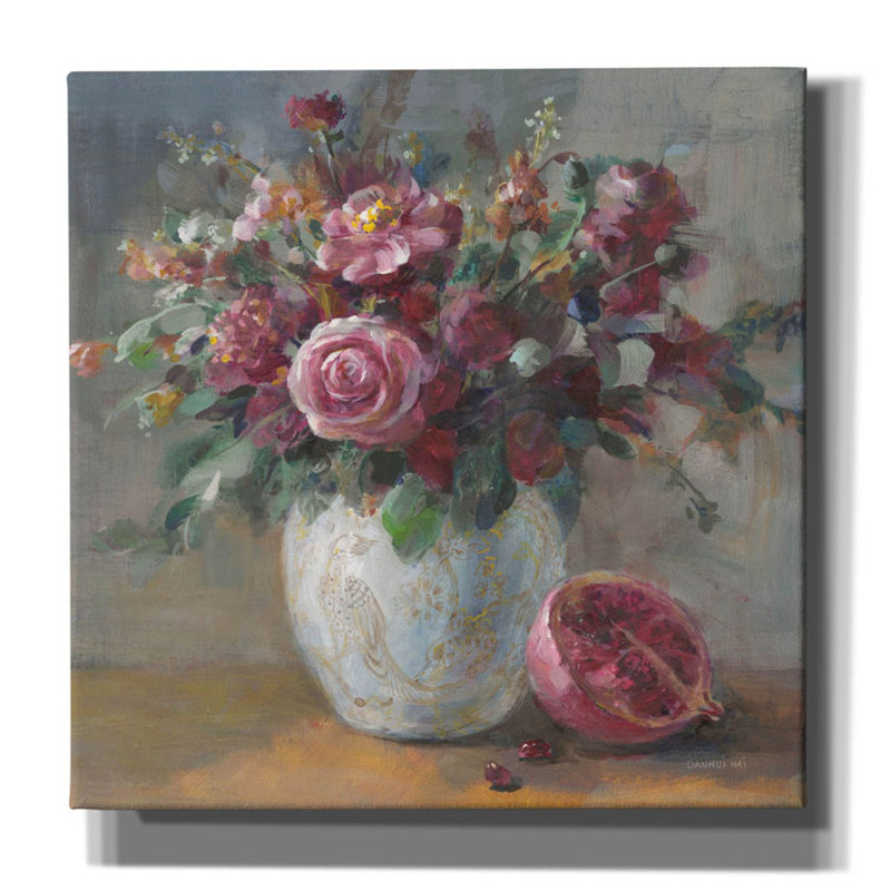 «Rich Fall Florals» par Danhui Nai, art mural sur toile