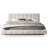Hudson Ivory Boucle Bed-115747670