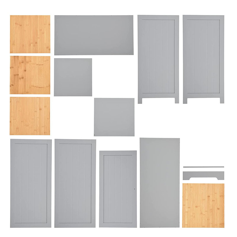 Gwydion Freestanding Linen Cabinet