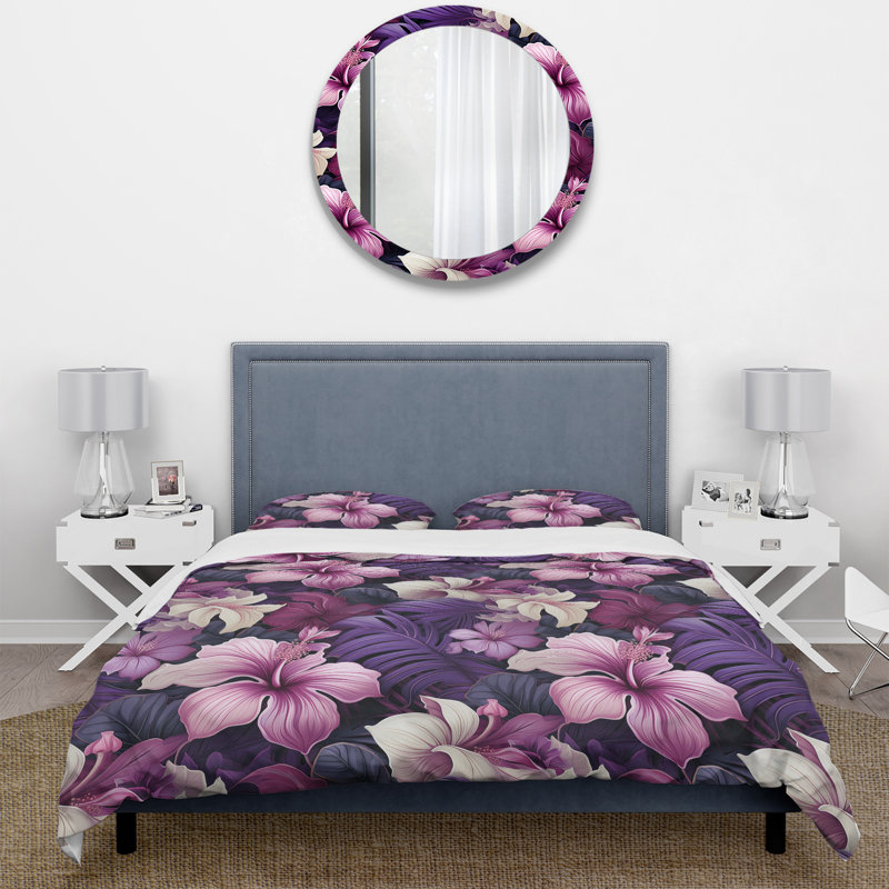 Literie Twilight Tropics, Housse de couette pour très grand lit et 2 très