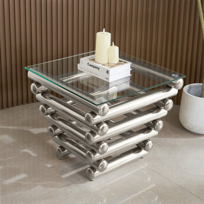 Cordellia Glass Top Single Coffee Table