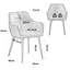46cm H Upholstered Metal Armchair-164851602