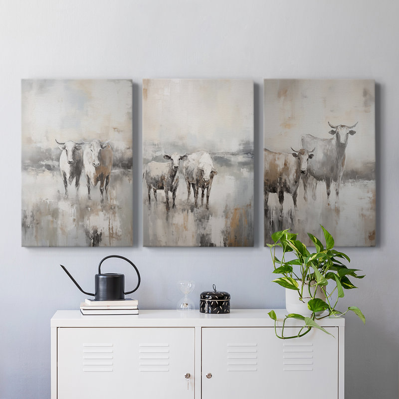 Ensemble de toiles tendues avec châssis C Gallery Series XCIV - Prêt à accrocher, H 12 po x l 8 po x P 1,172 po