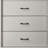 32"W 4-Drawer Chest With Black Handles-642528353