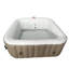 ALEKO 120 Volt 6 Person Vinyl Square Inflatable Hot Tub-32701846