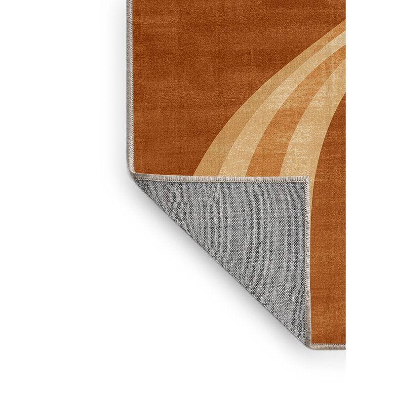 Tapis art déco lavable à la machine Orkan Cape Town Mountain Mountain, 2 x 4