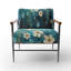 Fauteuil d'appoint rembourré Turquoise Tranquility-21893416