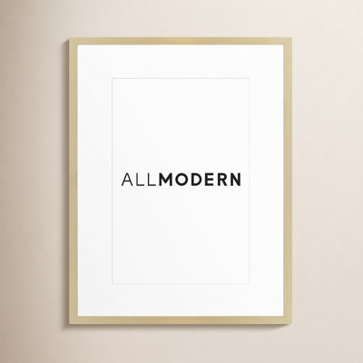 Capullo Wood Matte Picture Frame with Mat