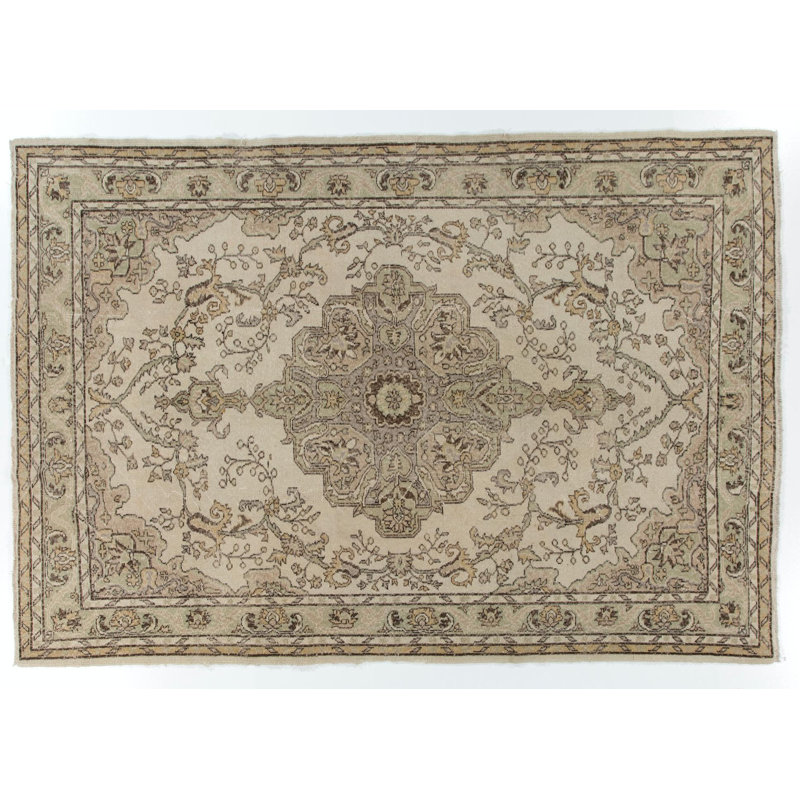 Tapis turc rétro fait à la main