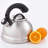 Creative Home 2.6 Quarts Stainless Steel Whistling Stovetop Tea Kettle-9590930