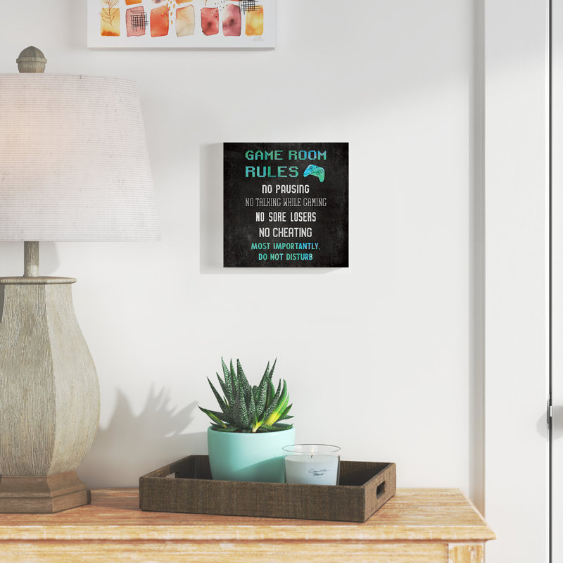 Art textuel sur toile, H 8 po x l 8 po x P 1,5 po