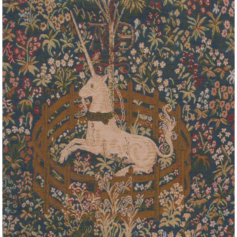 Tinkham La Licorne Captive I European Cotton Throw Pillow Cover
