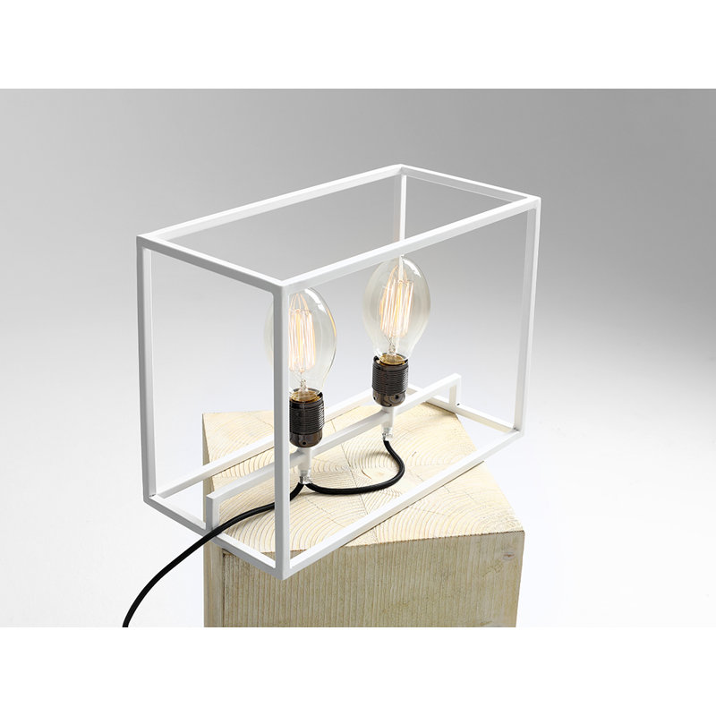 Metal Novelty Lamp, White