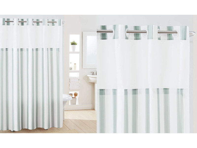 Polyester Shower Curtain, Grey