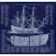 «Red Barrel Studio® Lavoie, Tina», art sur toile tendue sous le titre «British War Ship Blueprint»-213626805