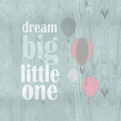 Dream Big Balloons - Wrapped Canvas Print