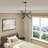 6 Light Black Small Chandelier