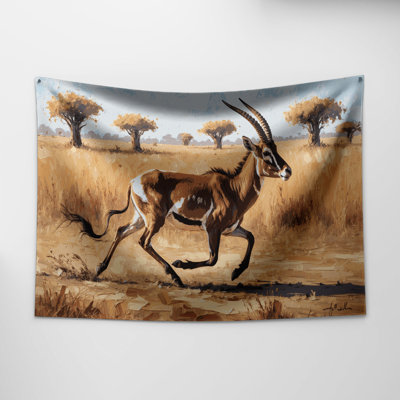 Tapisserie «Wildlife Topi»