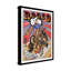 Art mural sur toile «Rodeo» vert Howie pour décoration de salon, de chambre à coucher ou de bureau - 14 x 19