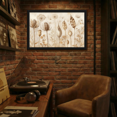 Plantes et fleurs, fleurs botaniques séchées et gousses