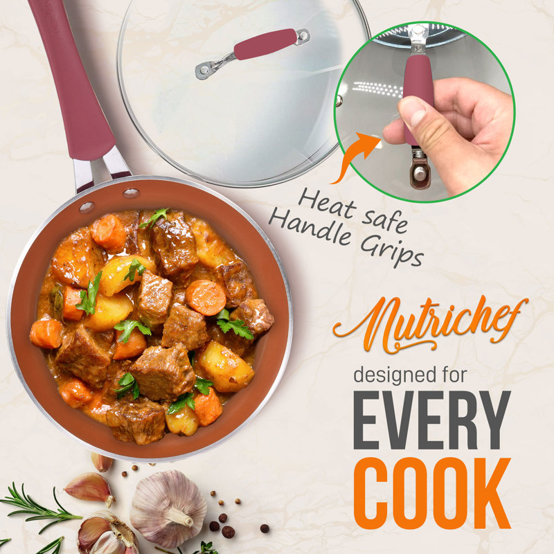 11 - Piece Non-Stick Aluminum Cookware Set