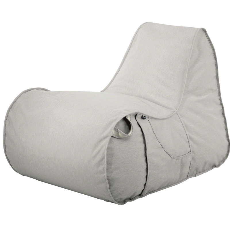 Fauteuil à billes et méridienne Pina, Polyester gris