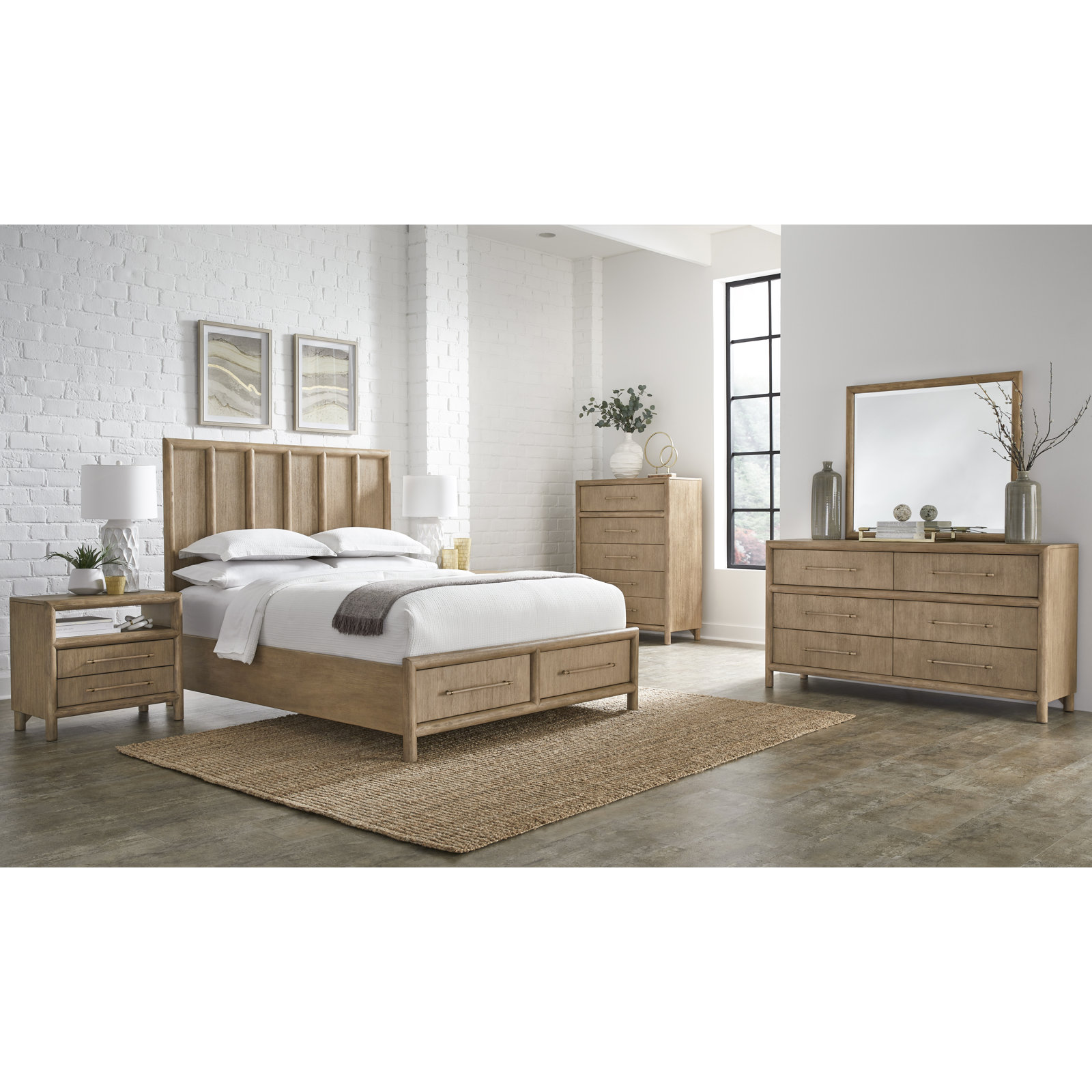 Colleen Storage Platform Bed, King