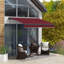 Auvent de terrasse rétractable en polyester 59,1 po Outsunny-96585112-96585109