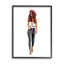 Girl Power Expression Fashionista debout pose par Ziwei Li - impression d'art graphique-1451527377-1451527379