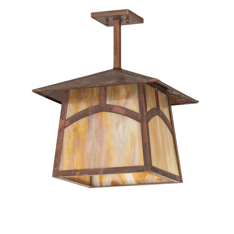 16" Square Stillwater Hill Top Pendant