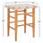 Kazbah Backless Leather Counter Stool-236794380