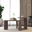 Ensemble de 2 tables basses gigognes 32,68 pouces avec table de bout (table basse incluse seulement)-847710471