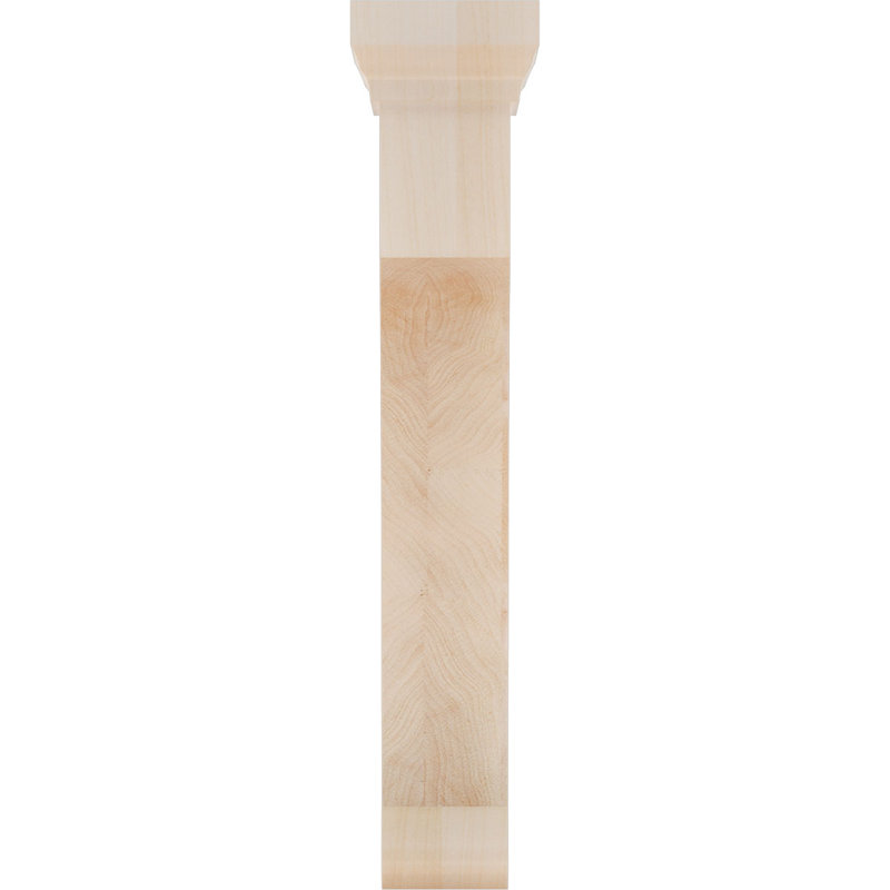 Support en bois Gomez, Érable, H 12 po x l 2,5 po x P 8 po