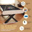 Table de billard rustique moderne 84 "avec accessoires complets - table de billard stable pour la maison, le club, la villa et la salle de jeux