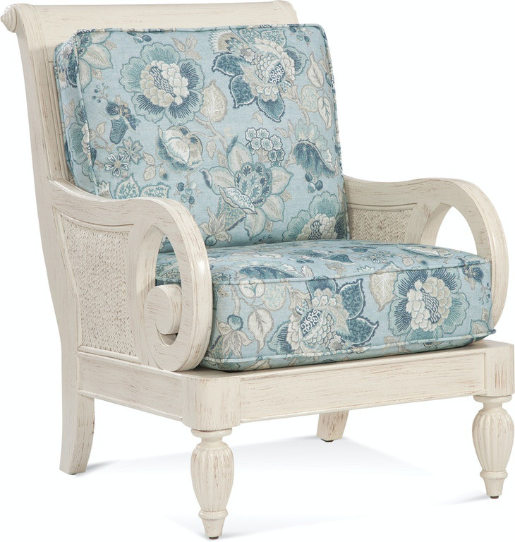 Grand View 71.12Cm Wide Armchair, Basic Grey; 0317-83, Nickel Finish