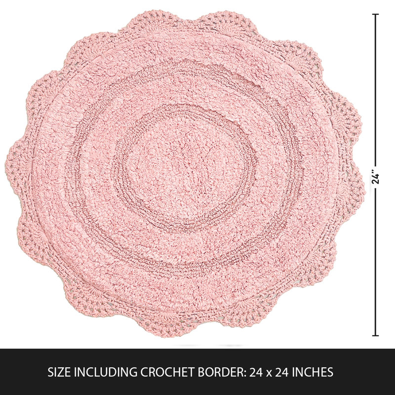 Casanova Non-Slip, 24" L x 24" W, Pink