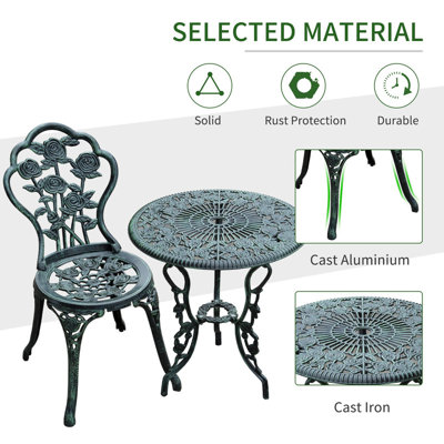 Patio Dining Set Umbrella Hole Included Table,