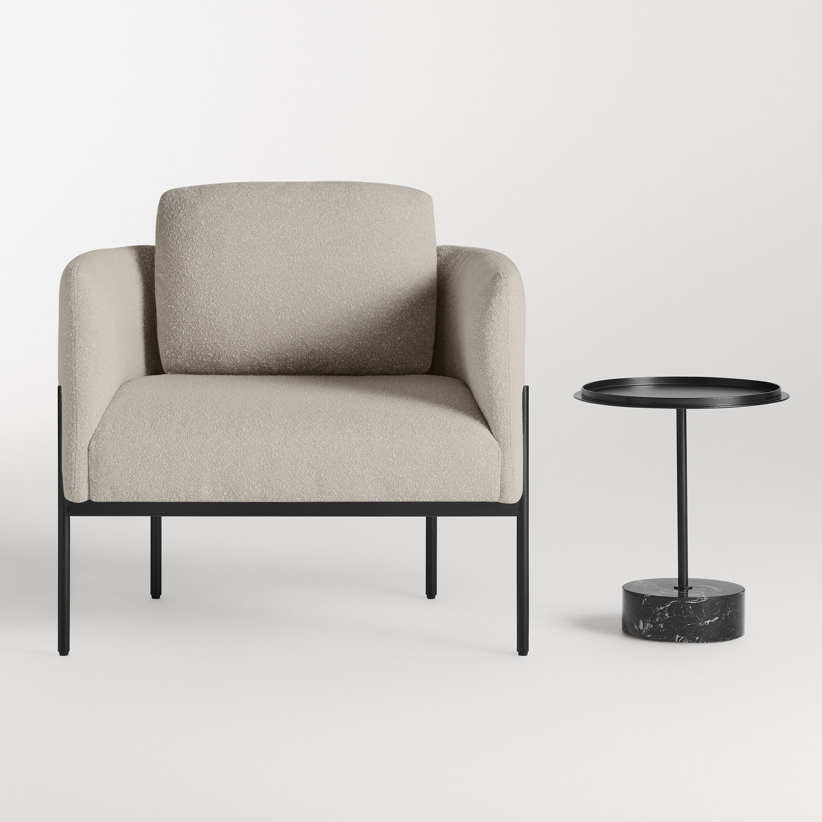 Getup Upholstered Armchair, Kelso Sand Polyester