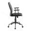 Chaise de bureau en similicuir noir-338592573