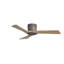 Plafonnier encastré blanc standard 42 po à 3 pales en bois massif avec télécommande-351527309-351527310-455798533