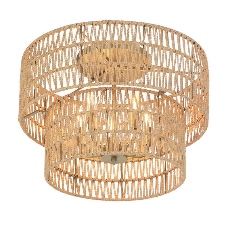 Betzalel Flush Mount, 14" H x 20" W x 20" D