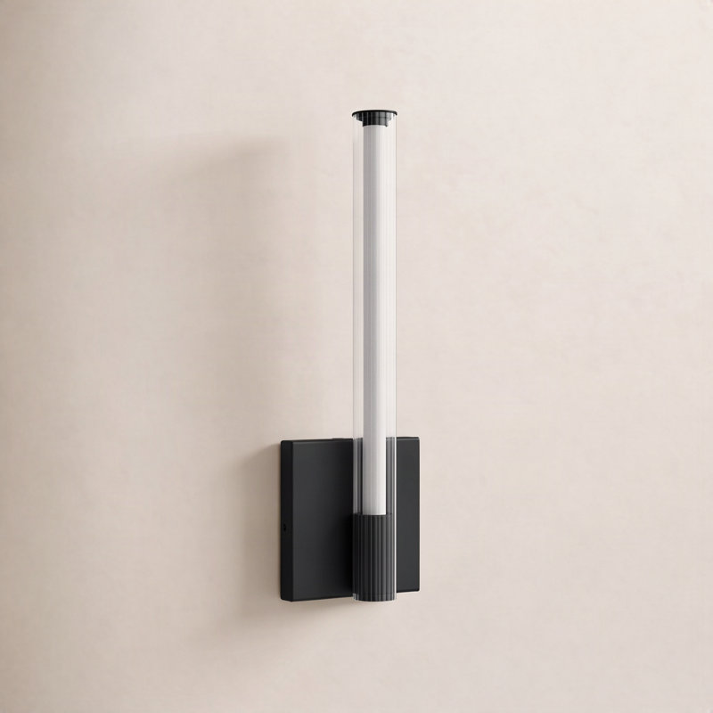 Colbie LED Armed Sconce, Black