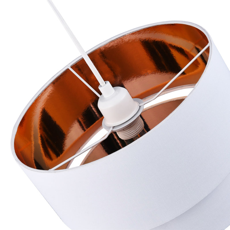 Cotton Drum Pendant Shade ( Screw On ), Yellow, 20" H x 30" W x 30" D