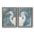 Toile avec cadre gris