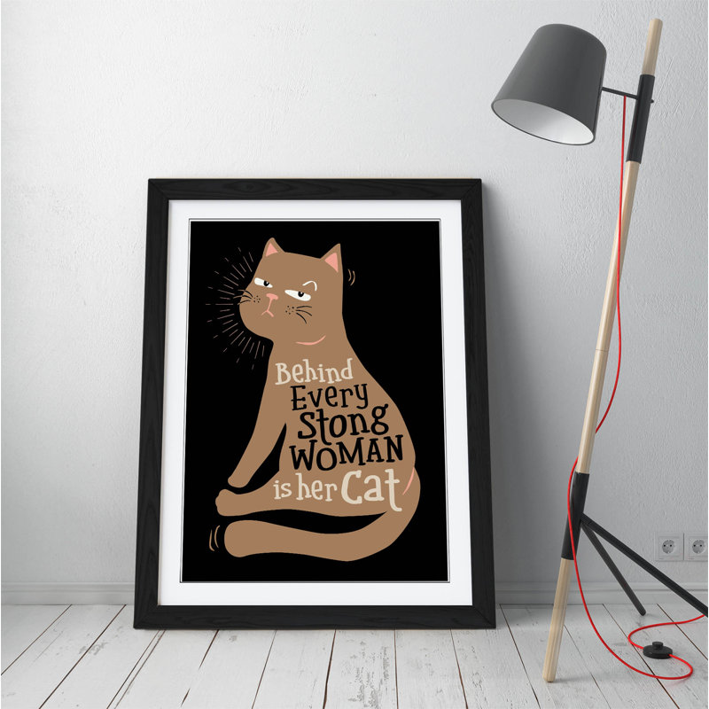 Single Picture Frame Print, Black, 89 cm H x 64 cm W