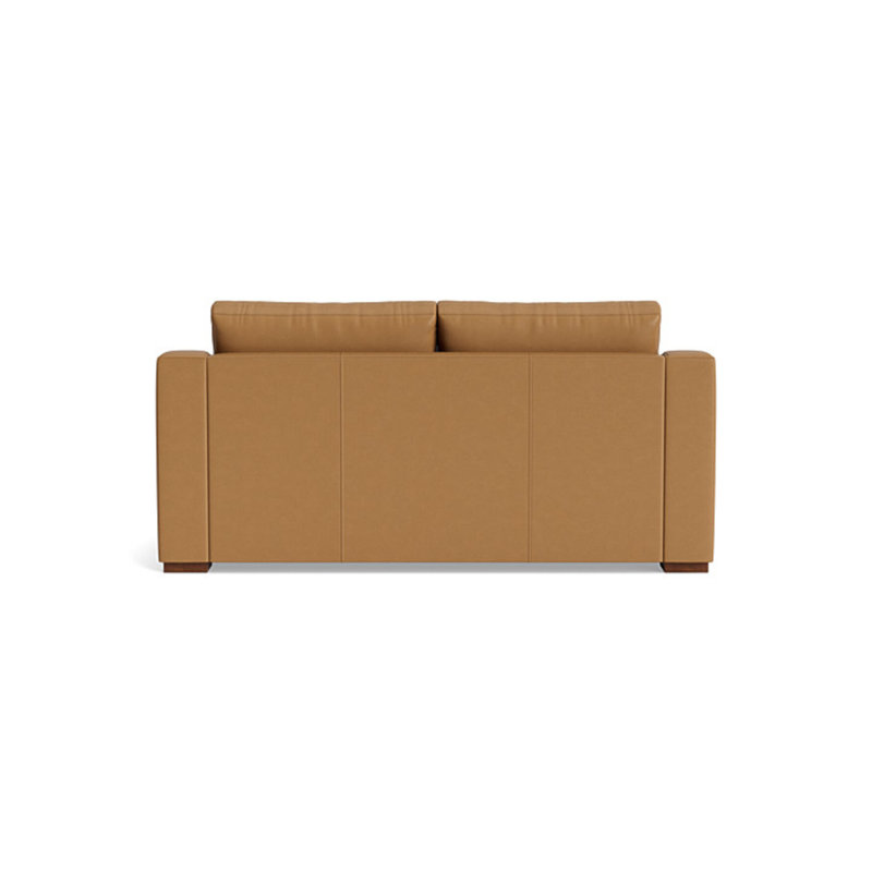 Lucca Loveseat (70"), Bison Butterscotch Top Grain Leather