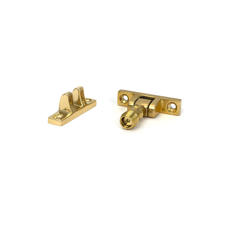 Beehive Brighton Fastener - Narrow (Square), Polished Brass